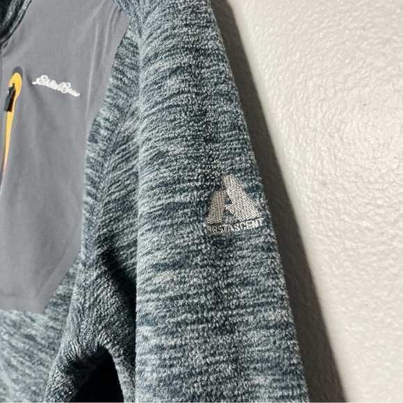 Eddie Bauer Men Sweater Medium Cloud Layer Pro 1/4 Pullover Outdoor Zip Pockets - Picture 4 of 8
